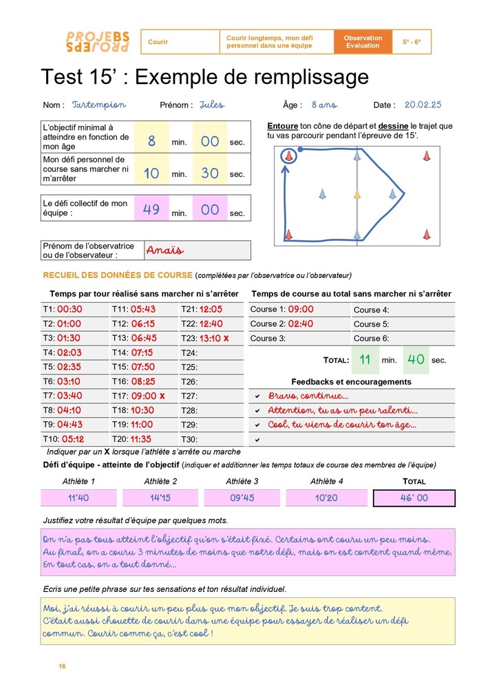 Fiche observation exemple