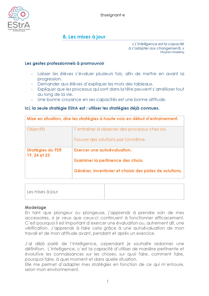 Mises à jour