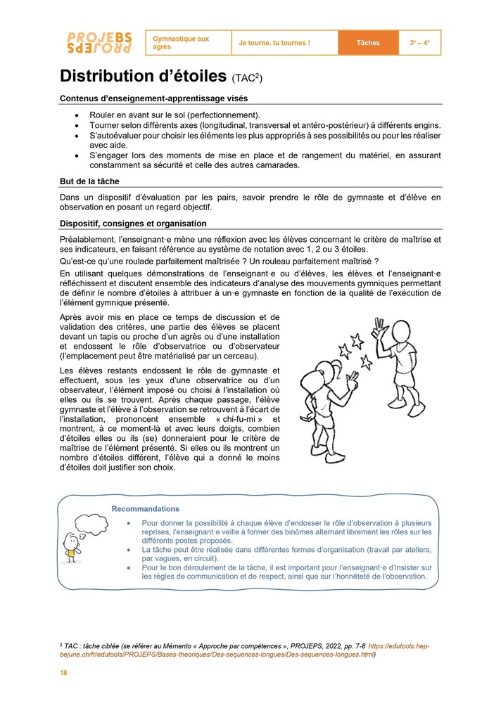 Distribution d'étoiles